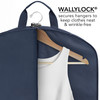 upclose of interior and garment being packed on hanger