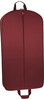 Front side of garment bag showing full length center zipper