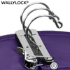 Close up of WallyLock hanger clamping system