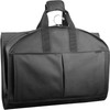 Tri fold view of garment bag to carry by handles Tri fold view of garment bag to carry by handles