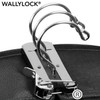 Close up of WallyLock hanger clamping system