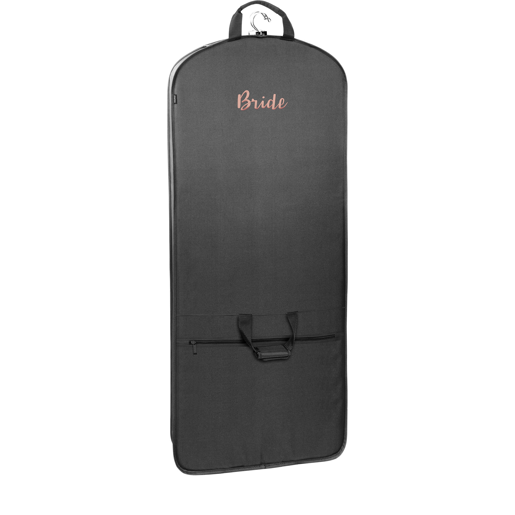 WallyBags  60” Premium Tri-Fold Travel Garment Bag with Pocket and Mrs.  Embroidery