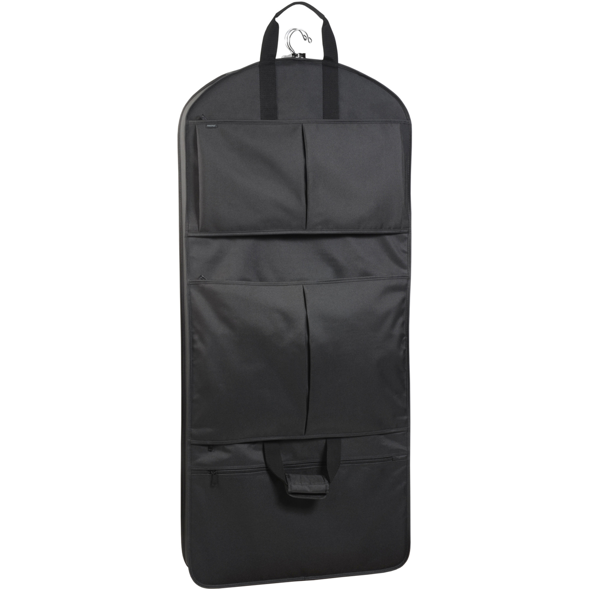 Tri-Fold Vaquetta Leather Garment Bag