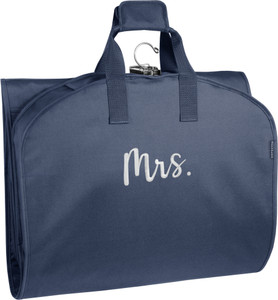 Garment Bag with Mrs. embroidery