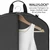 Close up of dress utilizing the WallyLock hanger clamping system