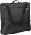 Front facing premium garment bag folded in half in Black color