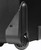 up close image of inline skate wheel and housing of rolling garment bag