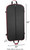 Front side of garment bag showing full length center zipper with dimensions