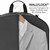 closeup clothing on hanger grey