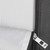 Close up view of zipper to show fashion lining Grey