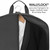 Interior zoomed in of garment bag showing shirt with hanger