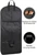 Full length view of garment bag with callouts