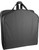 Garment bag folded in half to carry by handles