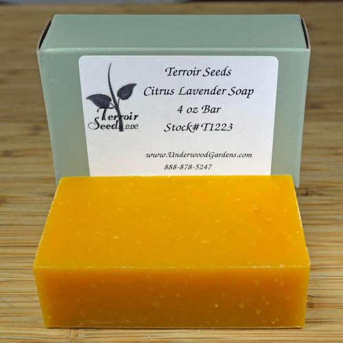 Certified Organic  Handmade Citrus Lavender Soap