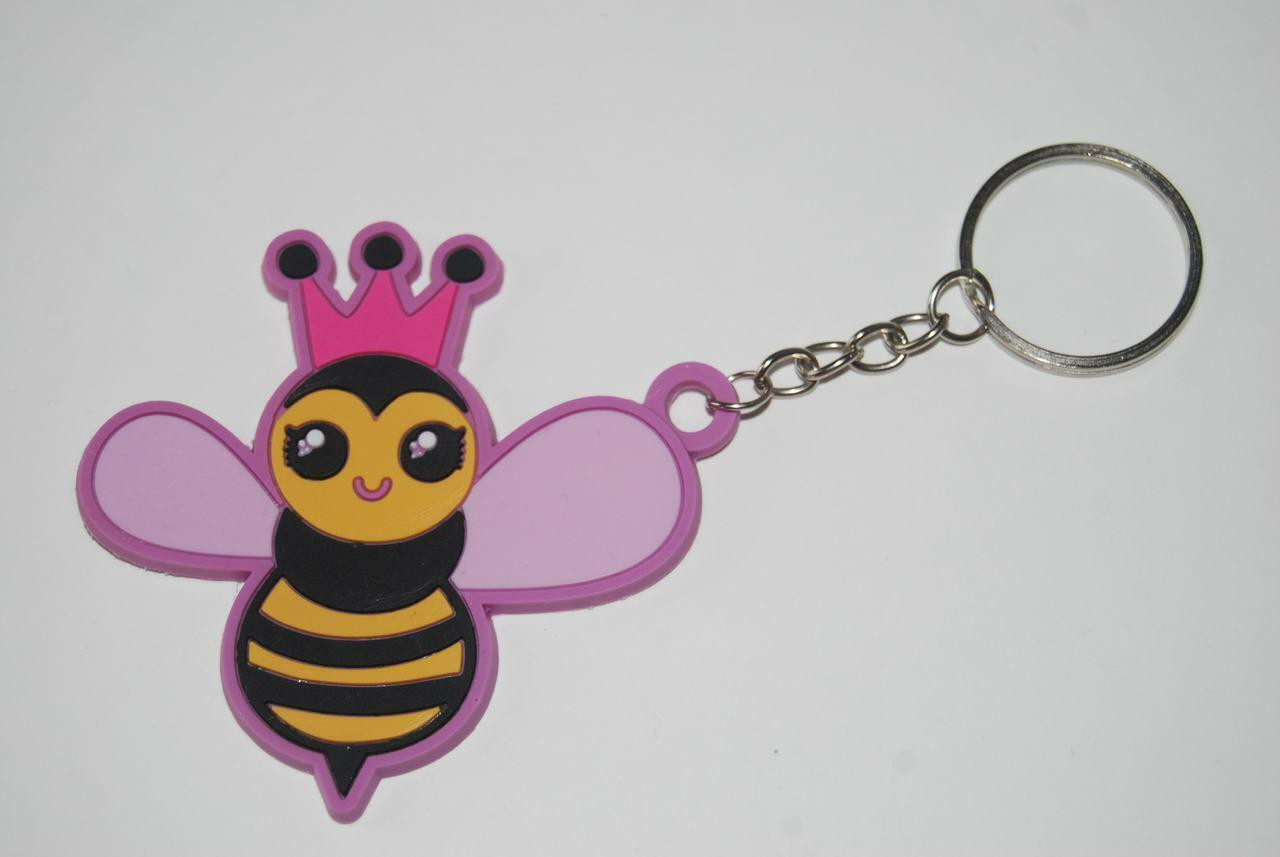 Queen Honey Bee Key Chain Lappe's Bee Supply Honey Farm