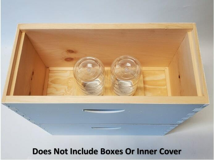 Honey Bee Universal Hive Top Feeder With Jars Lappe's Bee Supply