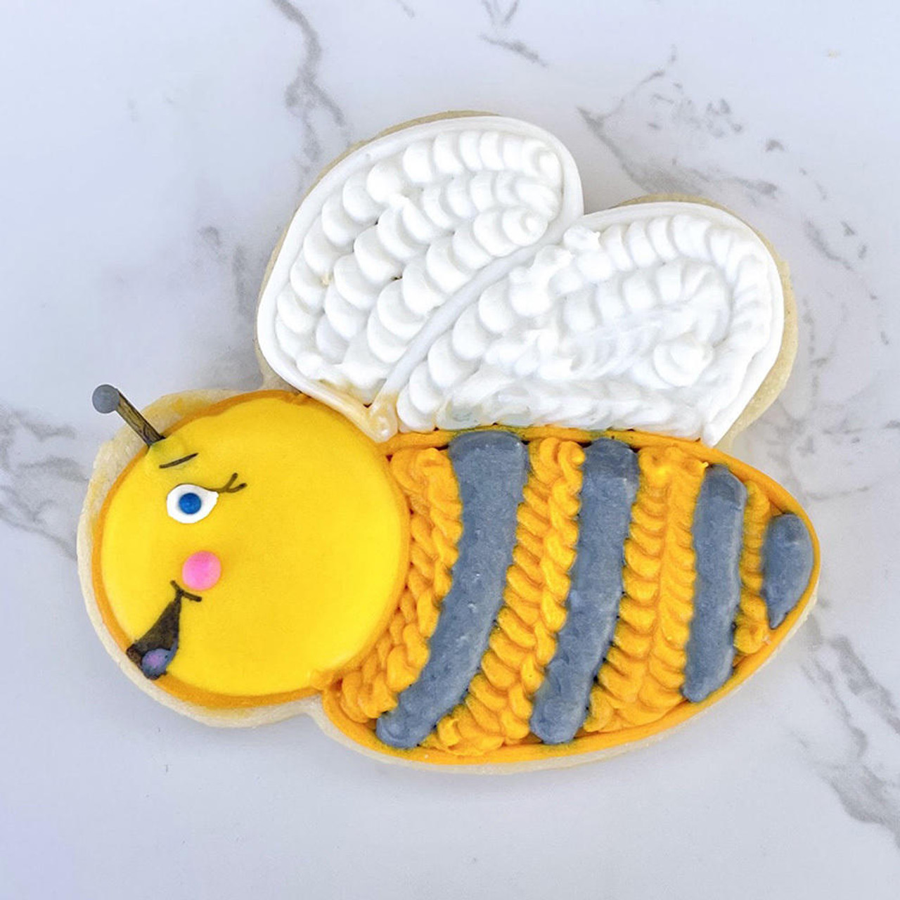 Honey Bee Cookie Cutters, Honeycomb Bee Pastry Cutters, Cute