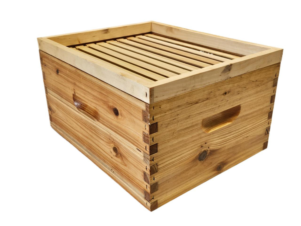 Assembled 8 10 Frame Beehive Super Tall Shim | Lappe's Bee Supply