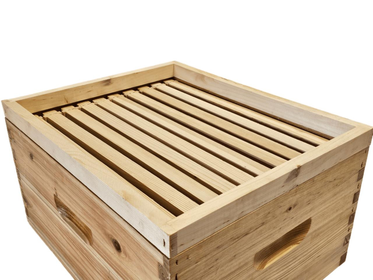 Assembled 8 10 Frame Beehive Super Tall Shim | Lappe's Bee Supply