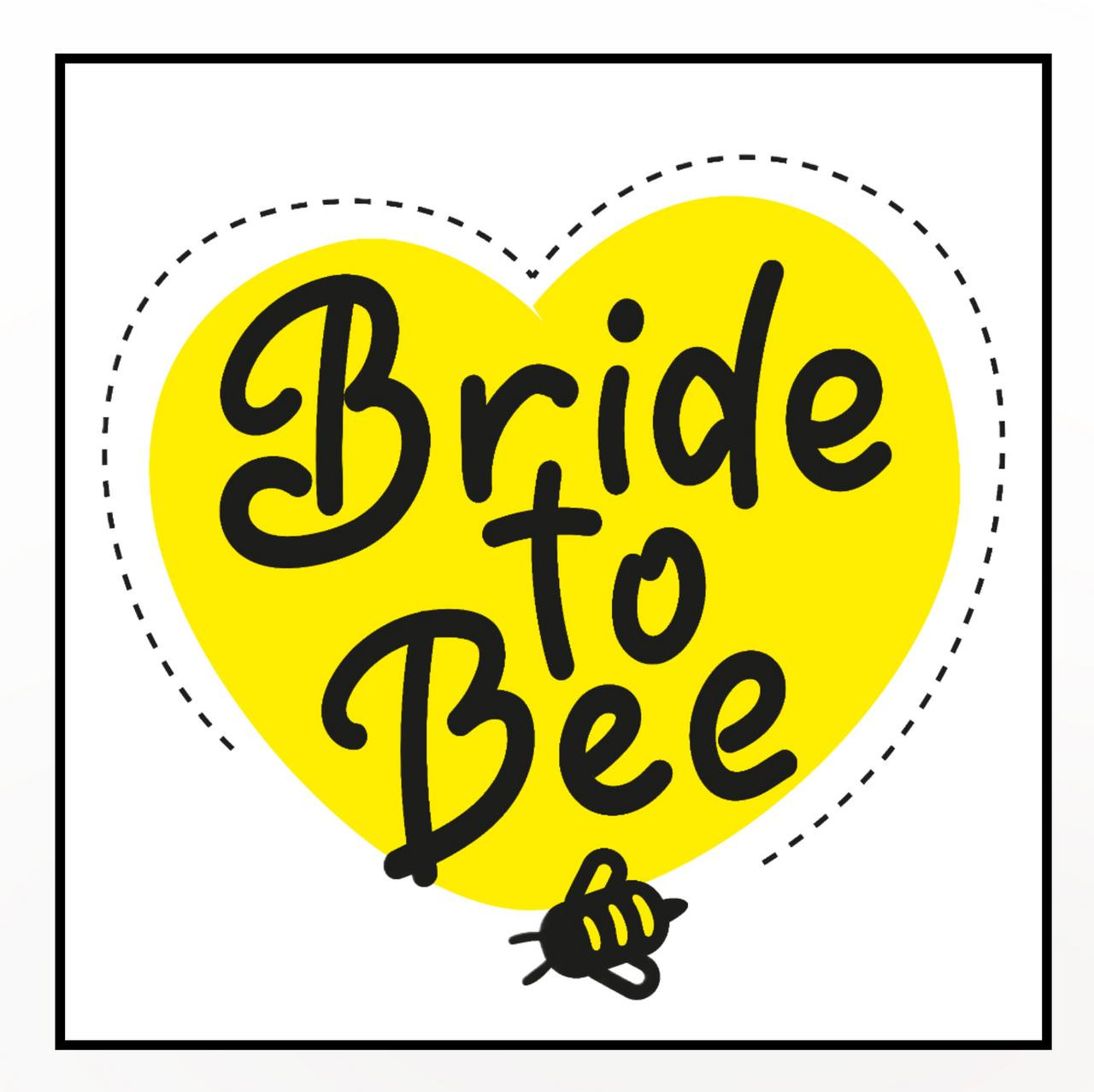 2 oz Honey Bear Labels Bride To Bee | Lappe's Bee Supply