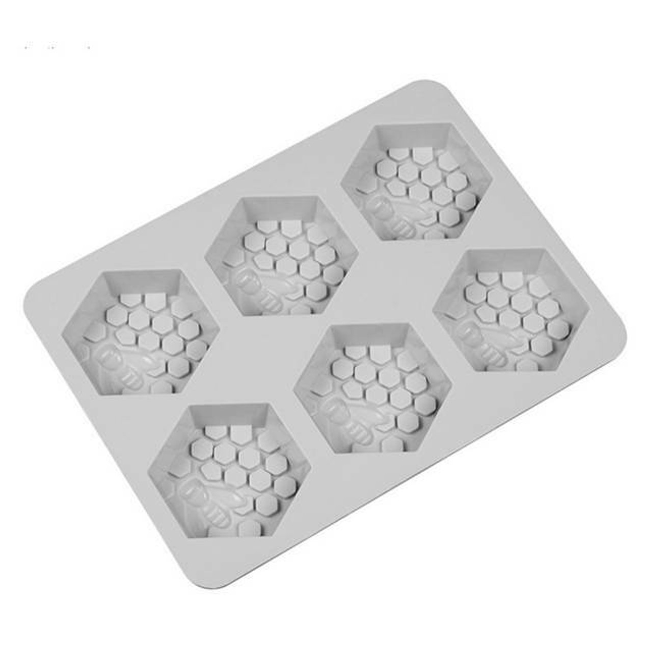CandleScience Hexagon Silicone Soap Mold | for Soap Making, Wax Melts, Wax Tarts, and More 1 PC Mold