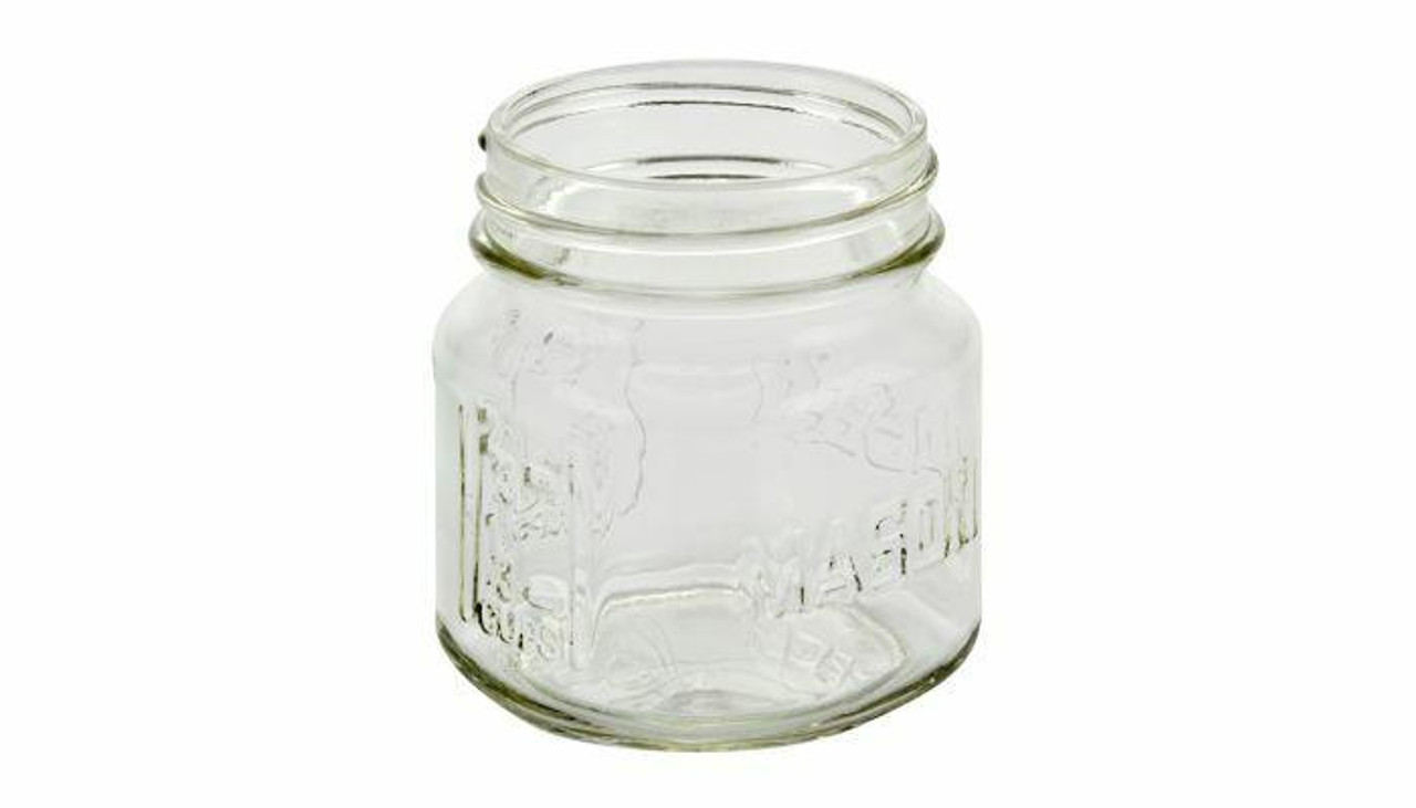 1 oz Clear Glass Wide-Mouth Jars Bulk Pallet