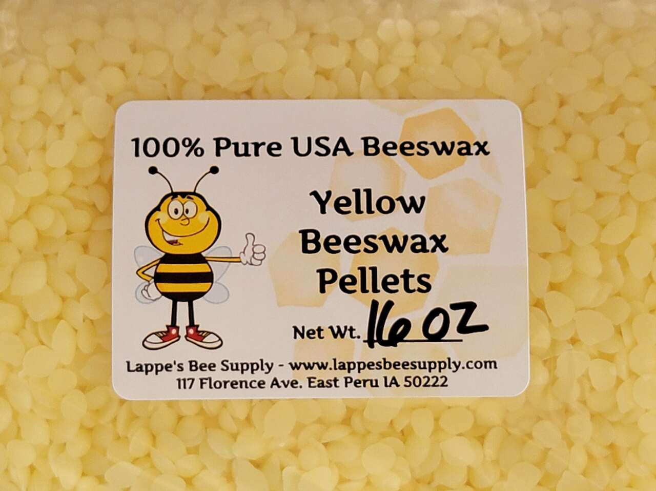 1KG Bag Yellow Beeswax Pellets Pure Bee Wax No Add Easy Melt Beewax MND