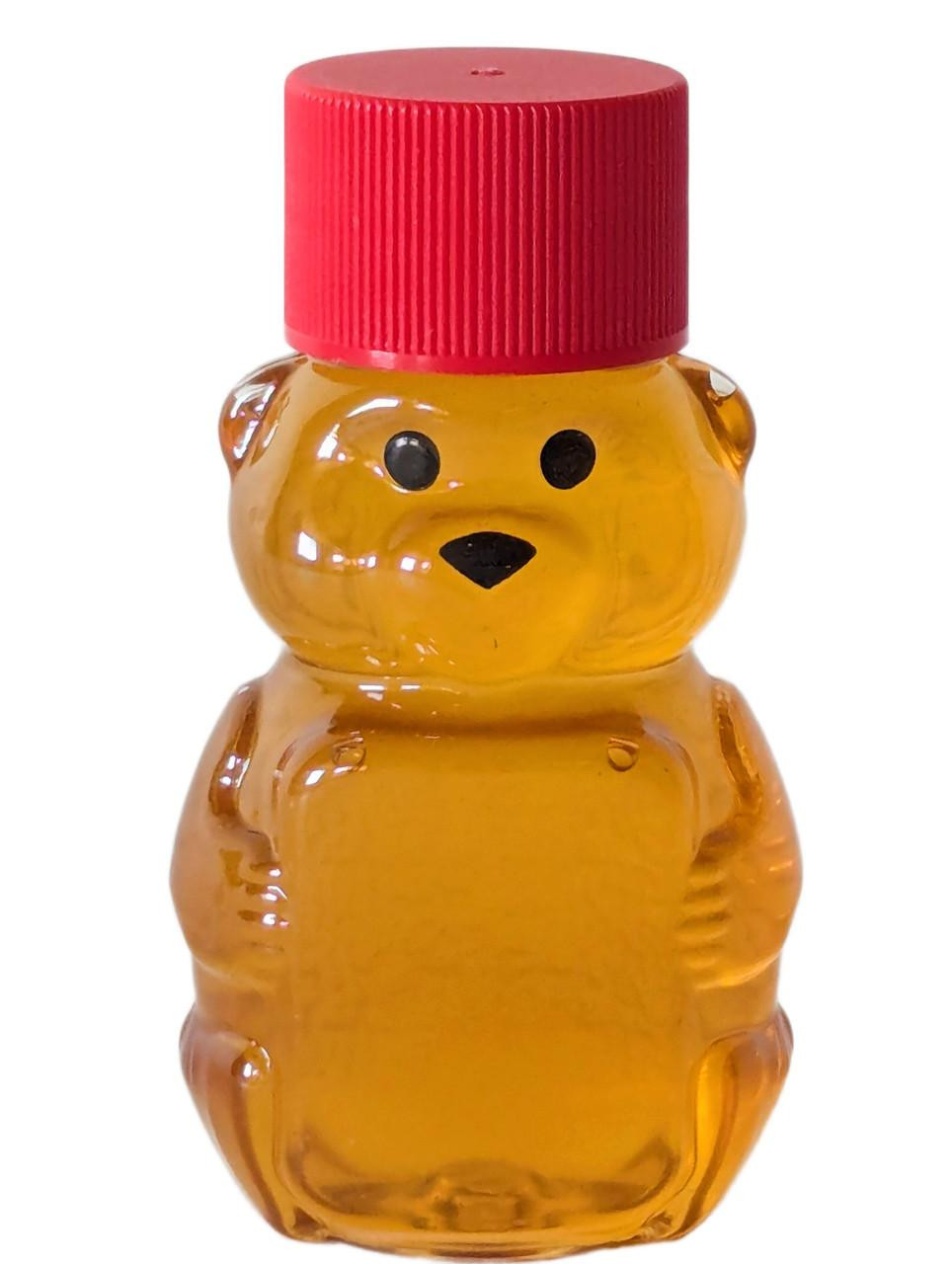 2 oz Plastic Honey Bear Bottles with Lids | Lappe's Bee Supply