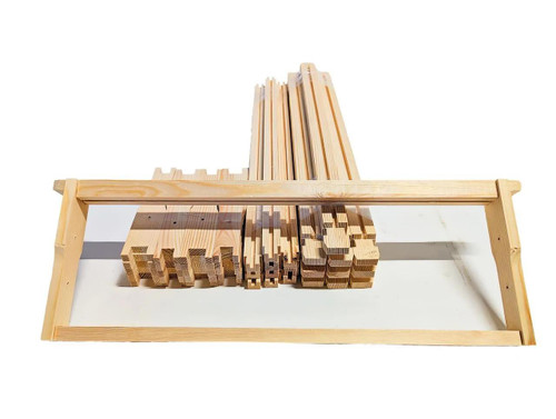6-1/4" Unassembled Grooved Top Bar Honey Super Frames  Lappe's Bee Supply