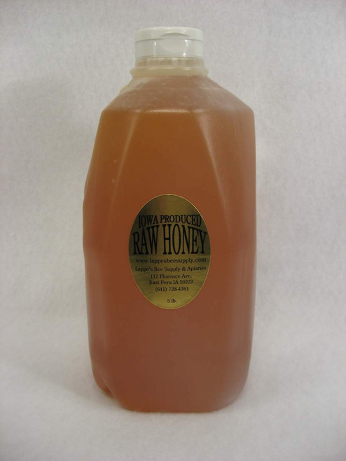 5 lb. Raw Iowa Honey  Lappe's Bee Supply