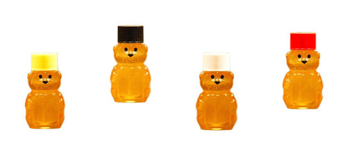 2 oz. Mini Honey Bear Filled With Delicious, Pure Raw Honey  Lappe's Bee Supply