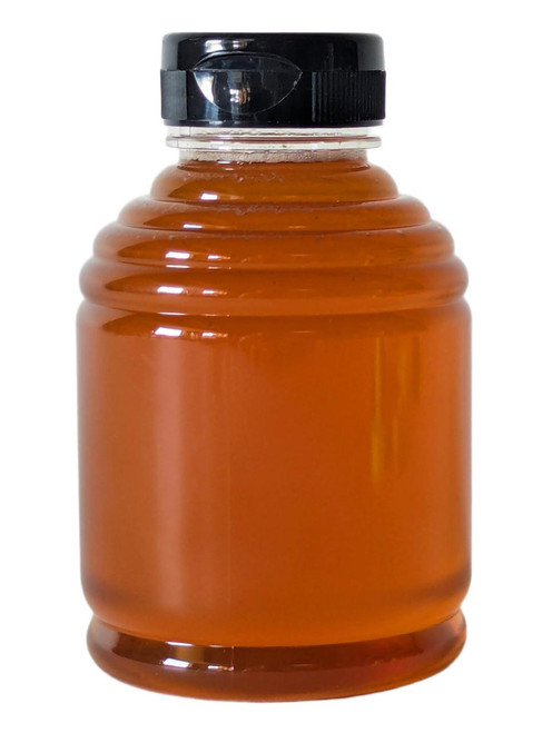 1 lb. Clear Plastic Skep Honey Containers with Lids  