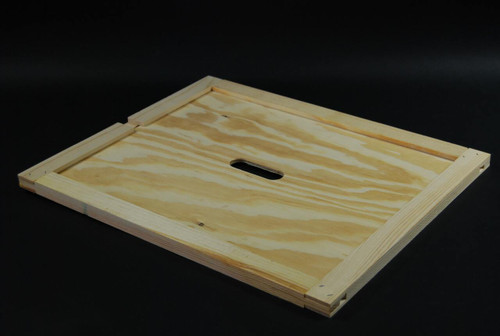 Assembled 10 Frame Notched Wooden Inner Cover  Lappe's Bee Supply