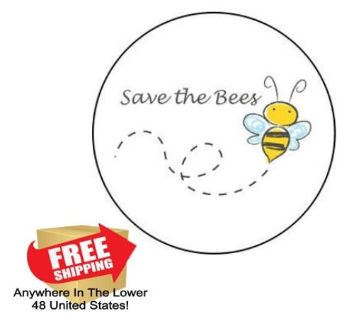 Save The Bees Labels - 240 ct.  Lappe's Bee Supply