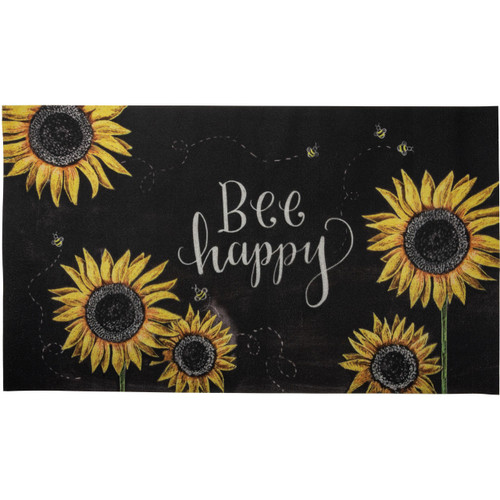 Bee Happy floor rug for sale free shipping orders over $100