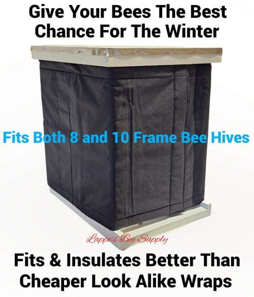 Winter Bee Hive Wraps For Sale - Insulation Fits Both 10 Frame and 8 Frame Bee Hives Winter Bee Hive Wraps For Sale - Insulation Fits Both 10 Frame and 8 Frame Bee Hives