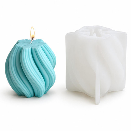 Spiral Ball Silicone Candle Mold  Lappe's Bee Supply
