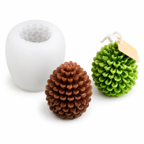 Pine Cone Silicone Candle Mold - 2.75"  Lappe's Bee Supply