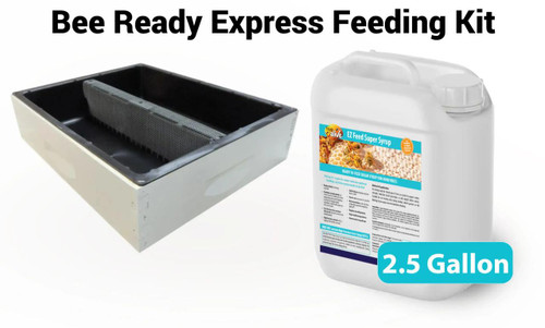 Bee Ready Express Feeding Kit (Top Feeder + 2.5 Gallon Feed)  Lappe's Bee Supply