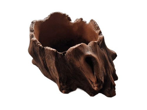 Brown Driftwood Cement Candle Container – 3.5 oz Wax Capacity  Lappe's Bee Supply