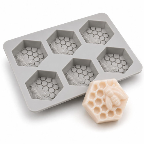 Honeycomb Silicone Soap/Wax Mold  Lappe's Bee Supply