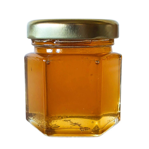 2 oz. Hex Glass Jars - CASE OF 24  