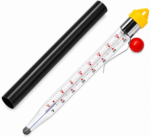 Professional Soap & Candle Thermometer with Protective Storage Tube  