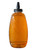 24 oz. Inverted Hex Embossed Plastic Honey Containers with Lids - CASE OF 50  