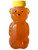 12 oz. Extra Soft Squeeze Plastic Honey Bear Containers with Lids  