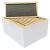 Assembled/Painted 10 Frame 9-5/8" Deep Hive Body with Triple Waxed Frames  Lappe's Bee Supply
