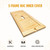 Assembled 5 Frame Nuc Notched Inner Cover  Lappe's Bee Supply