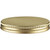 89mm Gold Metal Lids - 12 pack  