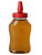 8 oz. Honeycomb Hourglass Plastic Honey Containers with Lids  