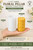 4.5" Large Floral Pillar Silicone Candle Mold – Botanical Beeswax, Soy Wax & Decorative Candle Mold  Lappe's Bee Supply